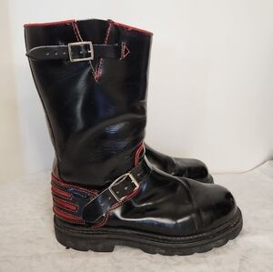 Fluevog Blavk Safety Boots